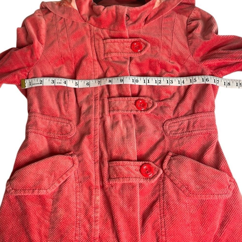 Anthropologie Idra Soft Coral Jacket Unique Corduroy - Picture 8 of 10